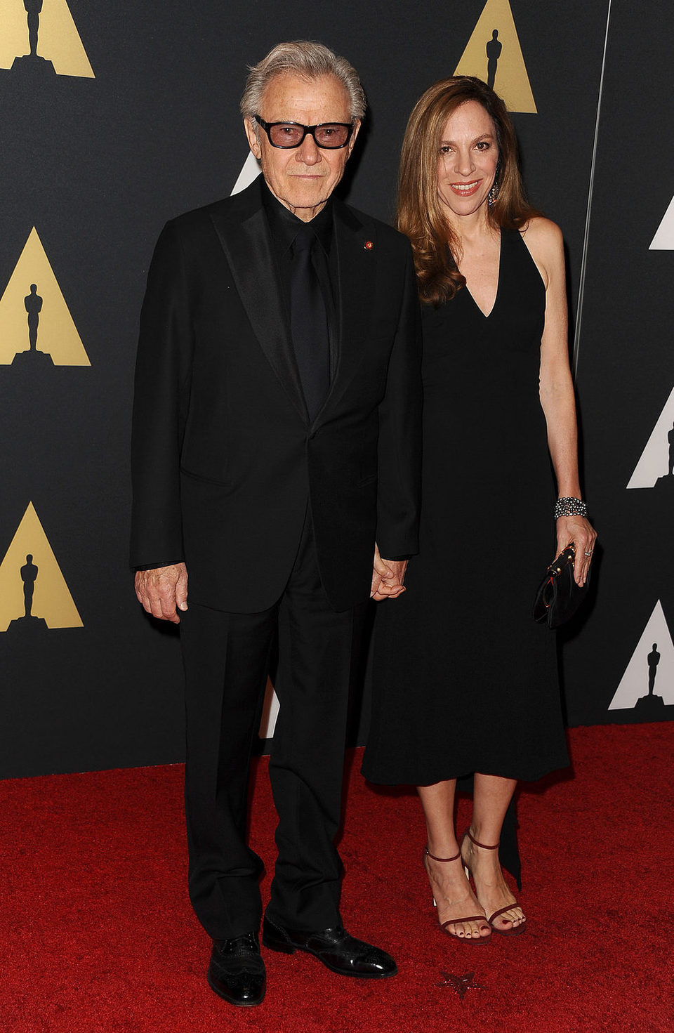 Harvey Keitel and his wife in Governor's Awards 2015