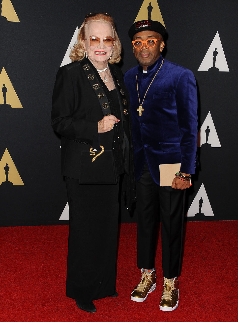 Gena Rowlands and Spike Lee in Governor's Awards 2015