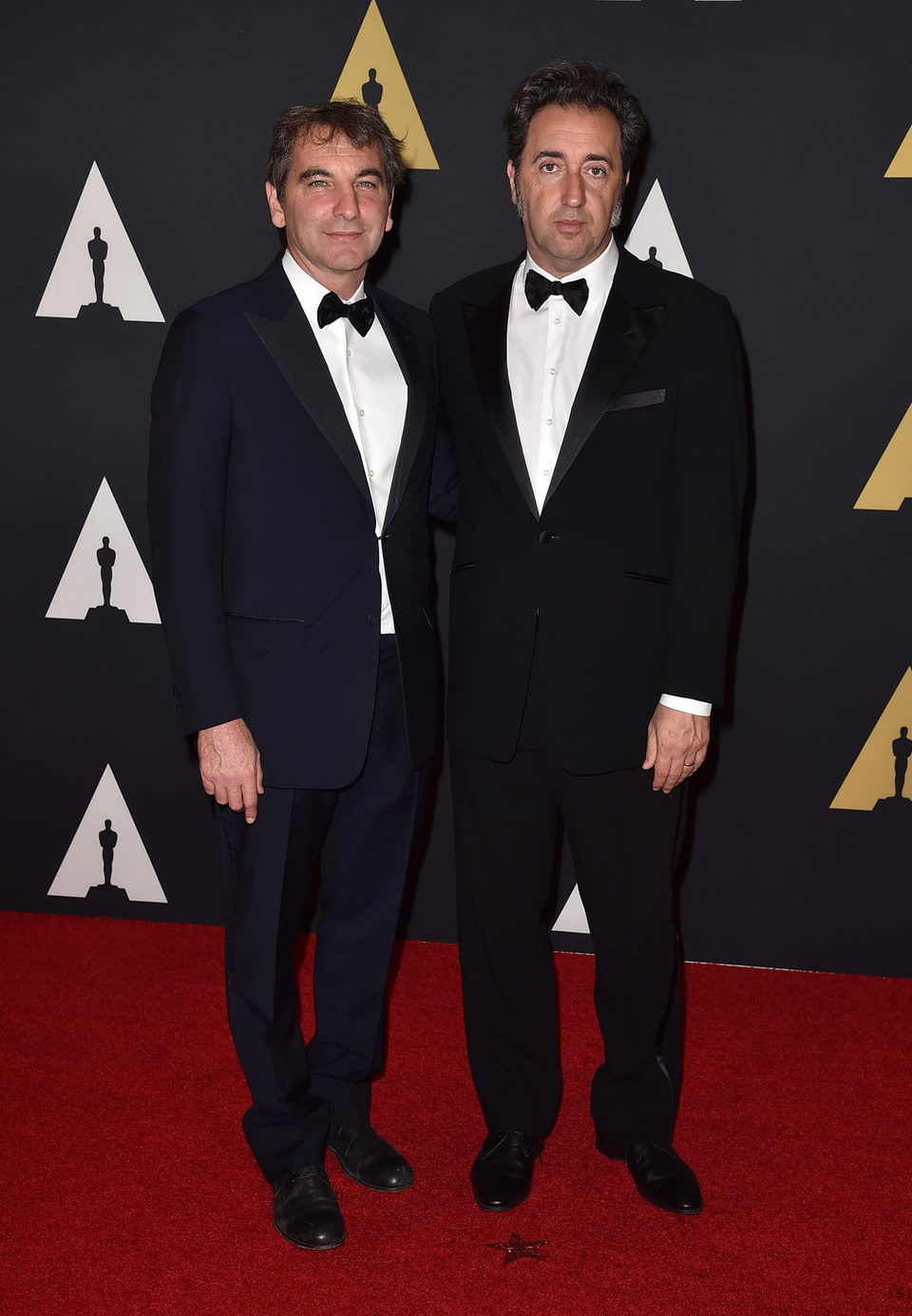 Nicola Giuliano and Paolo Sorrentino in Governor's Awards 2015