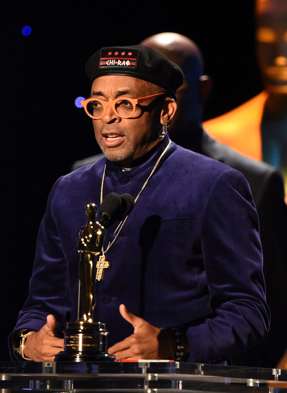 Spike Lee receiving the Academy Honorary Award