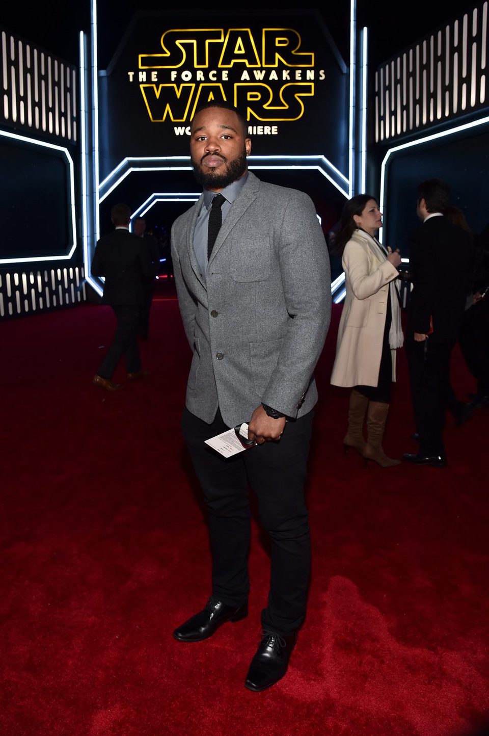 Ryan Coogler in the 'Star Wars: The Force Awakens' World Premiere