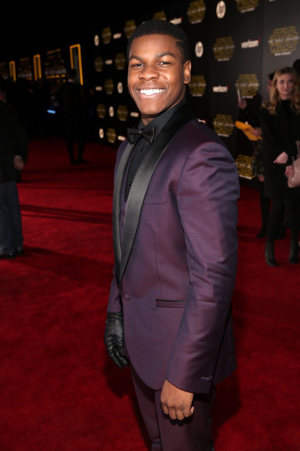 John Boyega in the 'Star Wars: The Force Awakens'  World Premiere