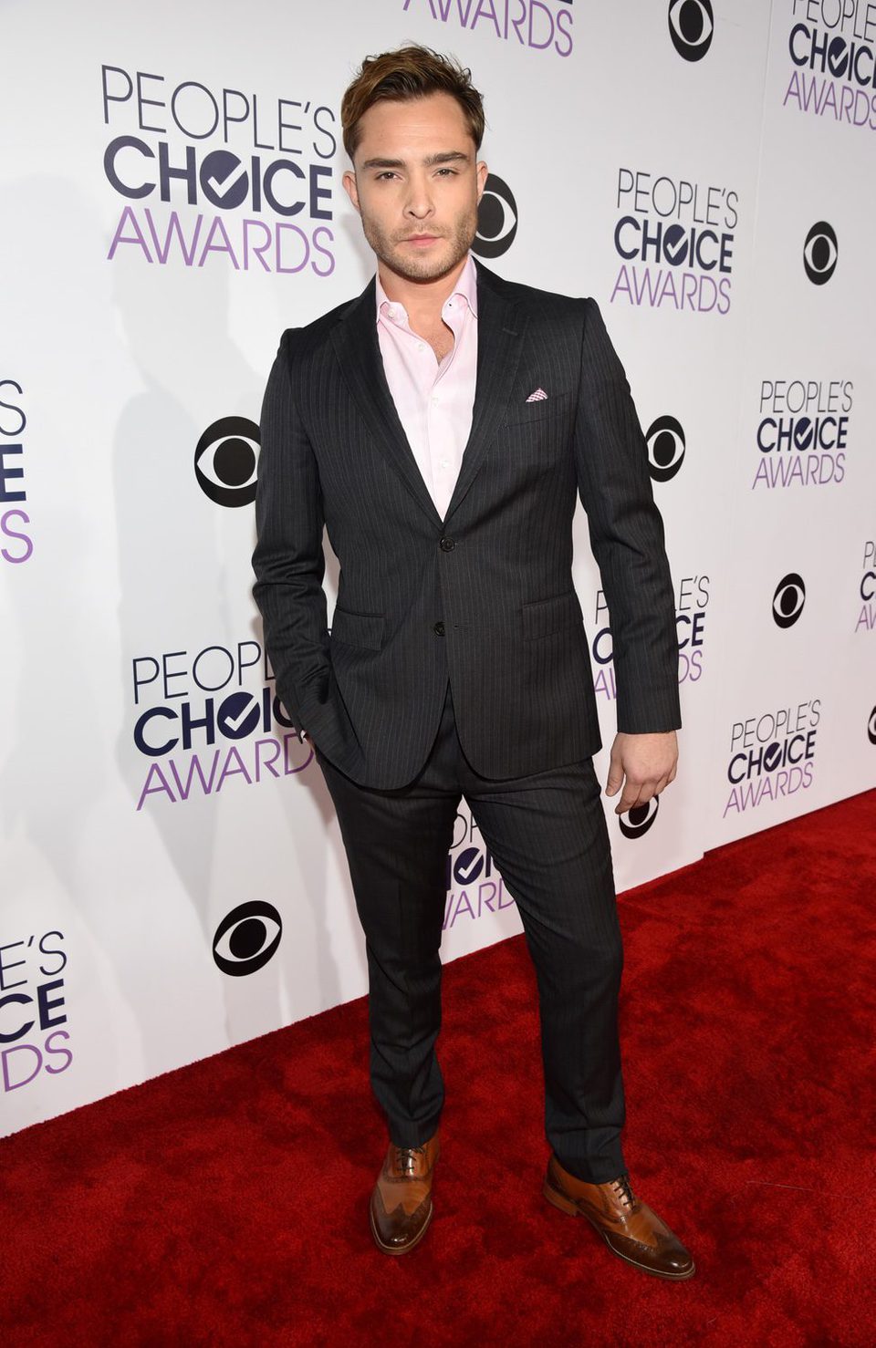 Ed Westwick during the People's Choice Awards 2016