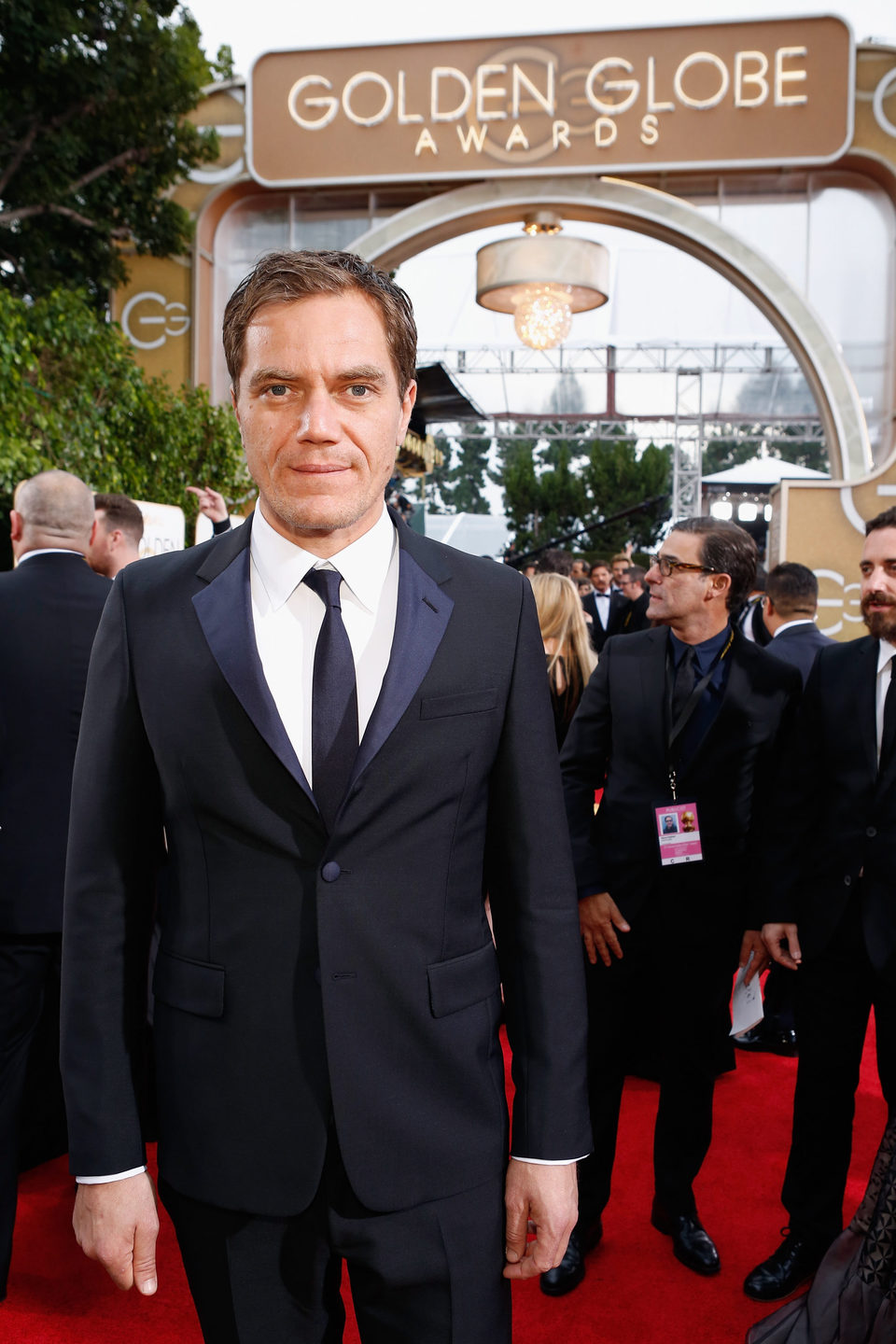 Michael Shannon at the 2016 Golden Globes red carpet