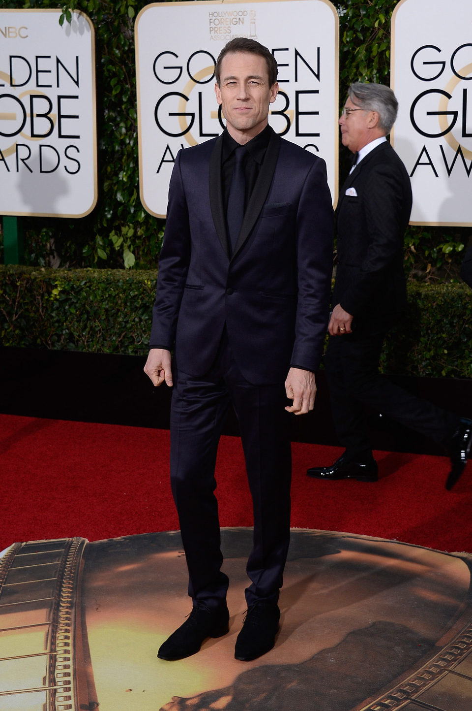 Tobias Menzies at the 2016 Golden Globes red carpet