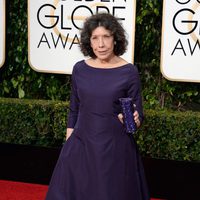 Lily Tomlin in the 2016 Golden Globes red carpet