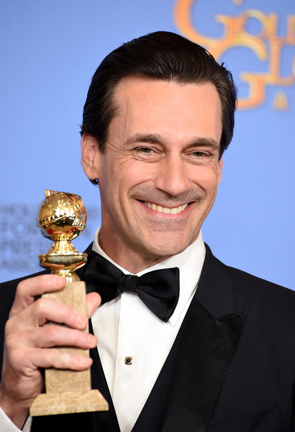 Jon Hamm wins the Golden Globe for 'Mad Men'