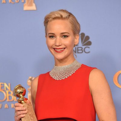 Jennifer Lawrence wins the Golden Globe for 'Joy'