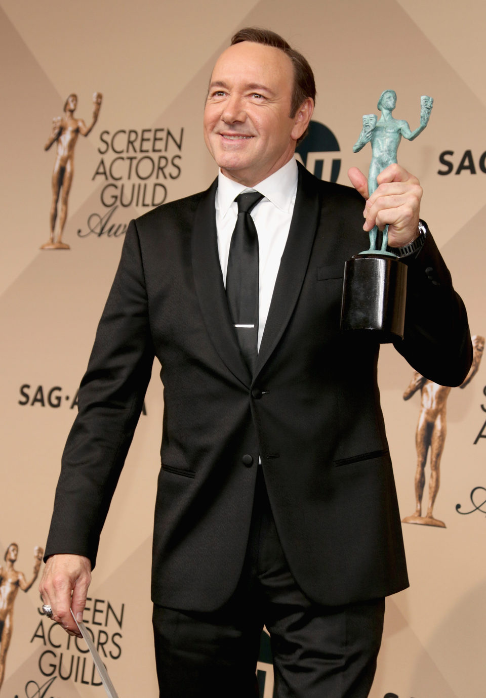 Kevin Spacey, best actor in a drama series at the SAG Awards 2016