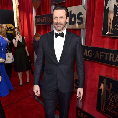 Jon Hamm in red carpet of 2016 SAG Awards