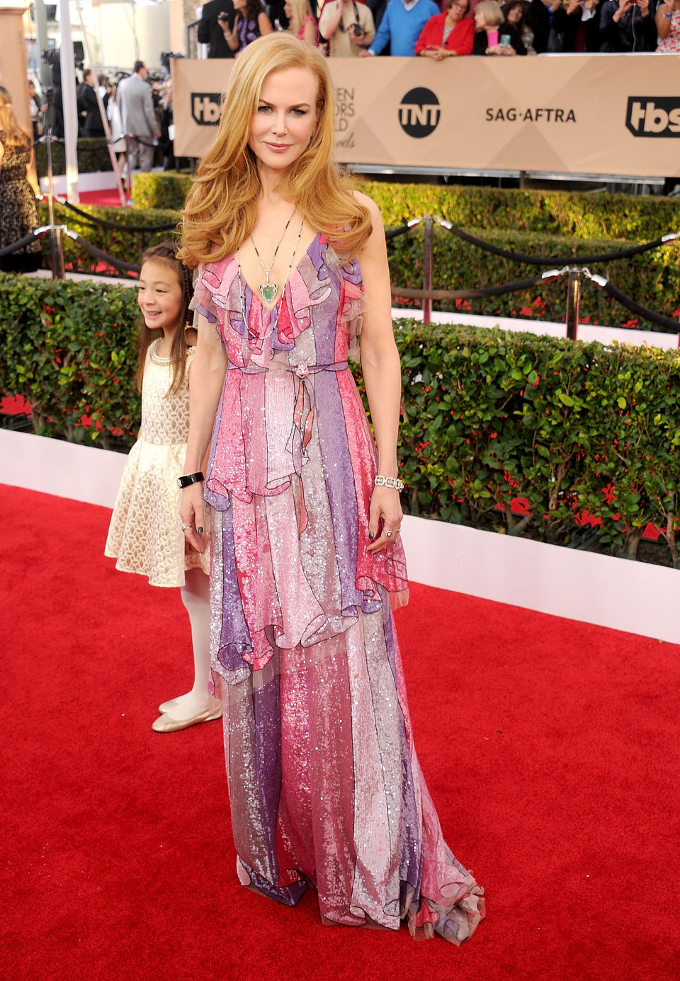 Nicole Kidman at the SAG Awards 2016 red carpet