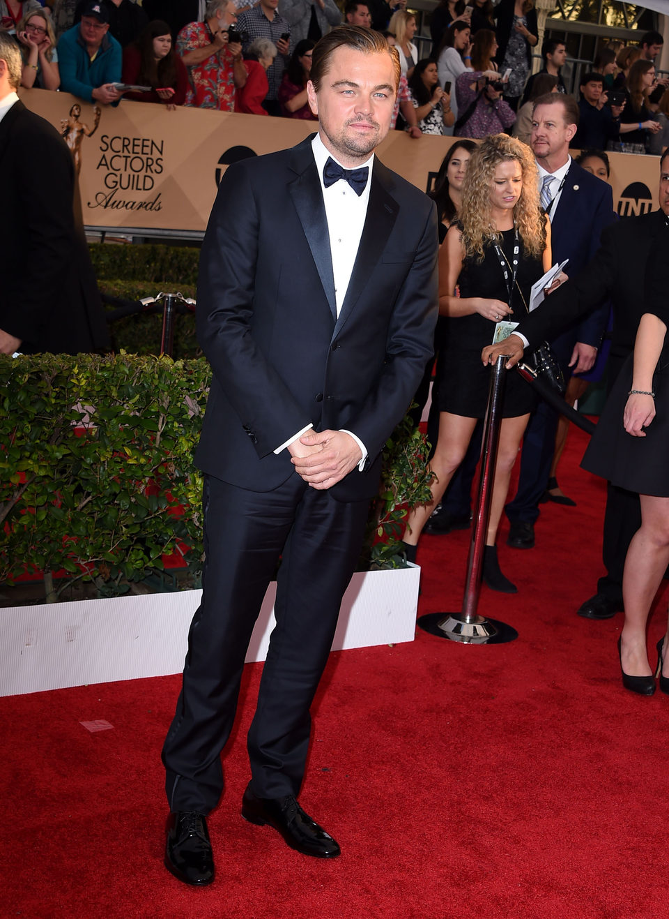 Leonardo DiCaprio at the SAG Awards 2016 red carpet