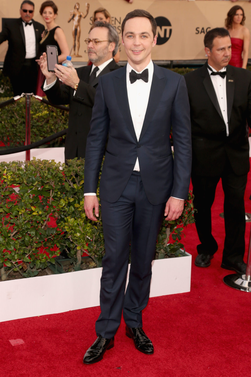 Jim Parsons in red carpet of SAG Awards 2016