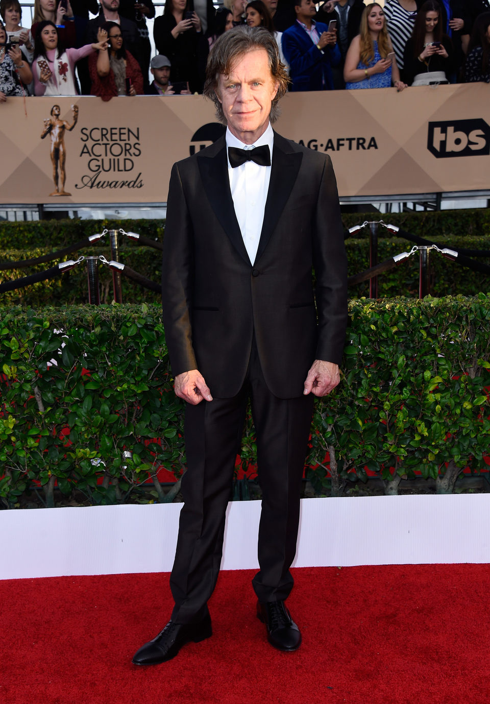 William H. Macy in red carpet of SAG Awards 2016