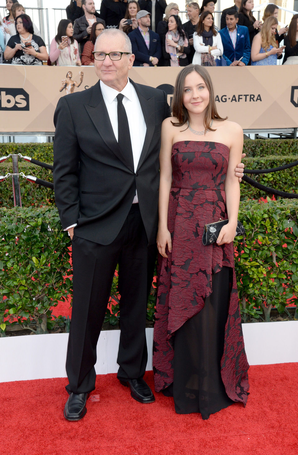 Ed O'Neill and Sophia O'Neill at the SAG Awards 2016 red carpet