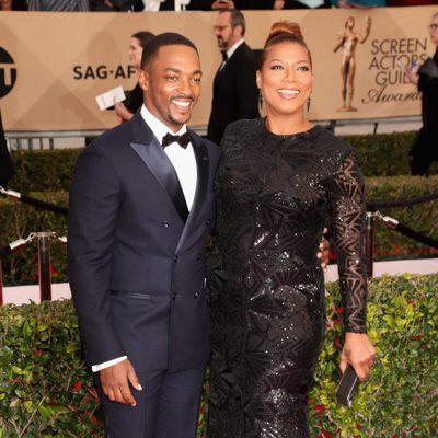 Anthony Mackie and Queen Latifah in SAG Awards 2016