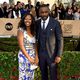 Idris Elba and Isan Elba at the SAG Awards 2016 red carpet