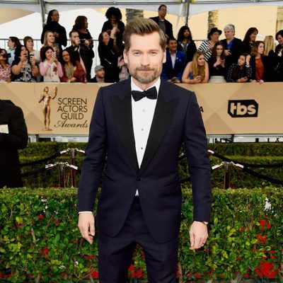 Nikolaj Coster-Waldau in red carpet of SAG Awards 2016