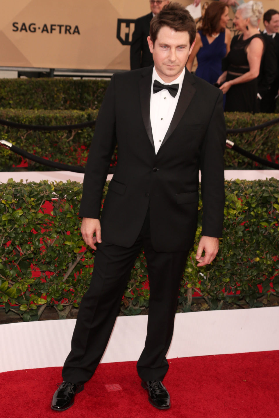 Derek Cecil in red carpet of SAG Awards 2016