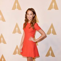 Alicia Vikander at the Oscars 2016 nominees luncheon