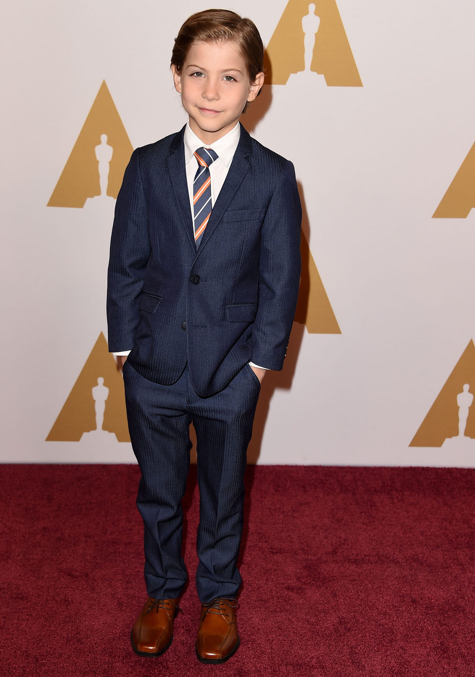 Jacob Tremblay at the Oscar 2016 nominees luncheon