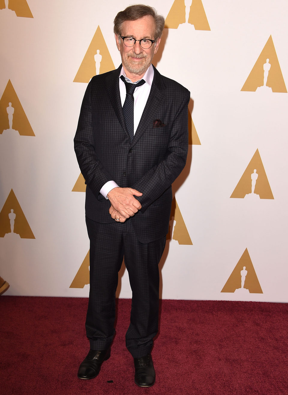 Steven Spielberg at the Oscar 2016 nominees luncheon