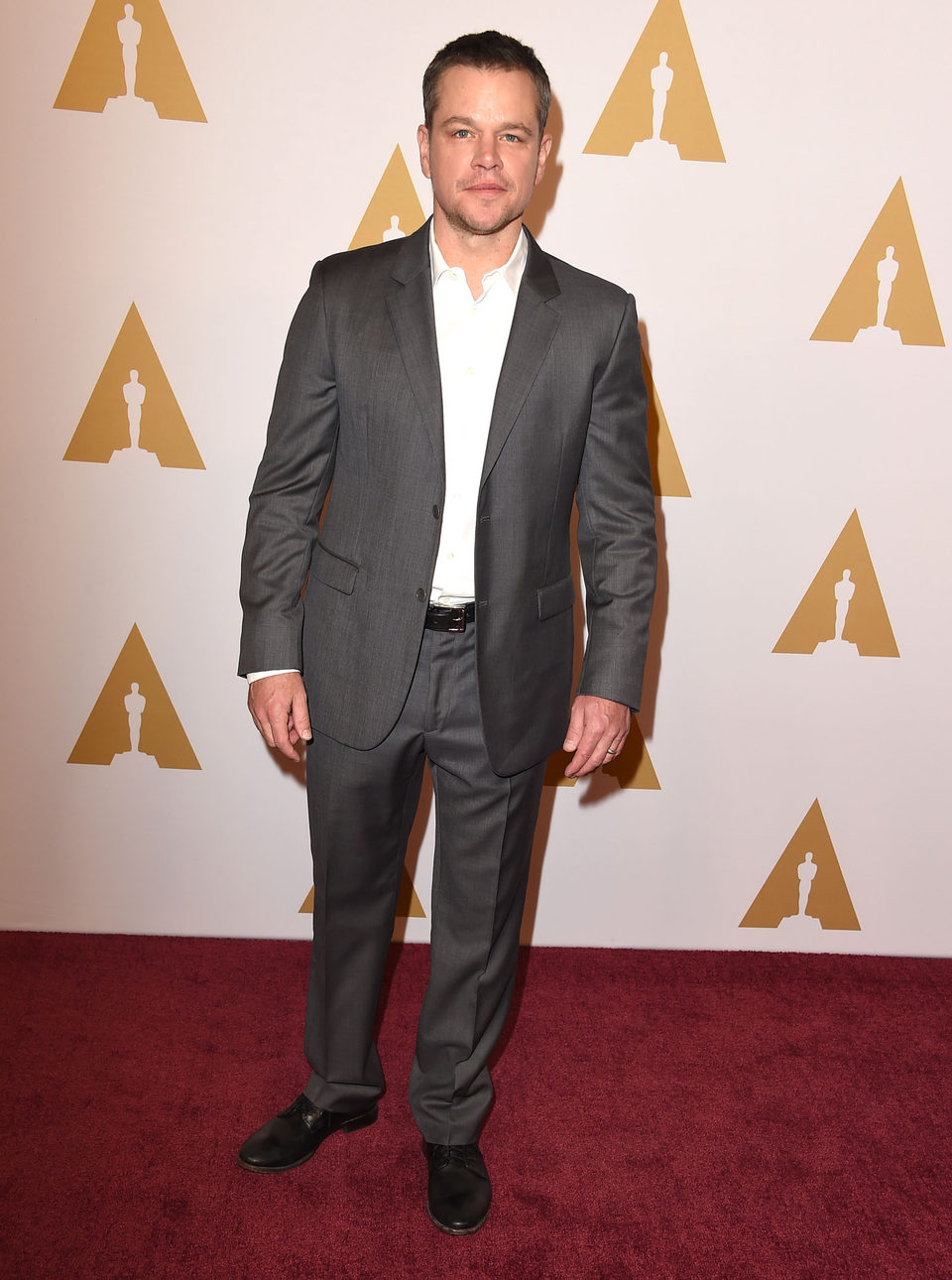 Matt Damon at the Oscar 2016 nominees luncheon