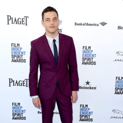 Rami Malek at 2016 Independent Spirit Awards red carpet