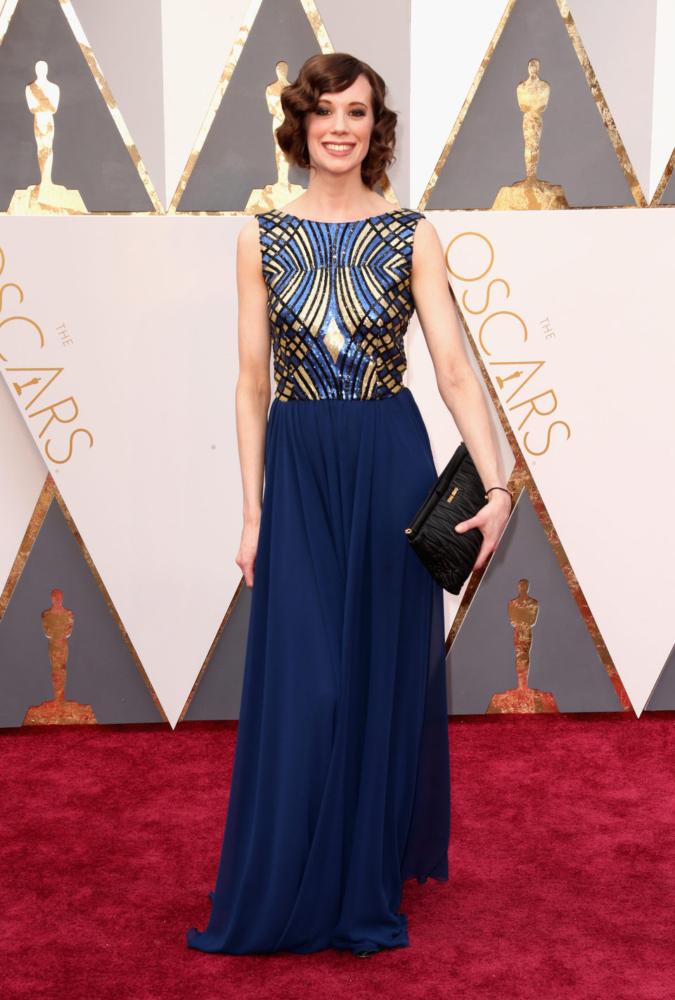 Chloe Pirrie at the Oscars 2016 red carpet