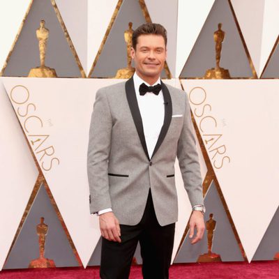 Ryan Seacrest at the Oscars 2016 red carpet