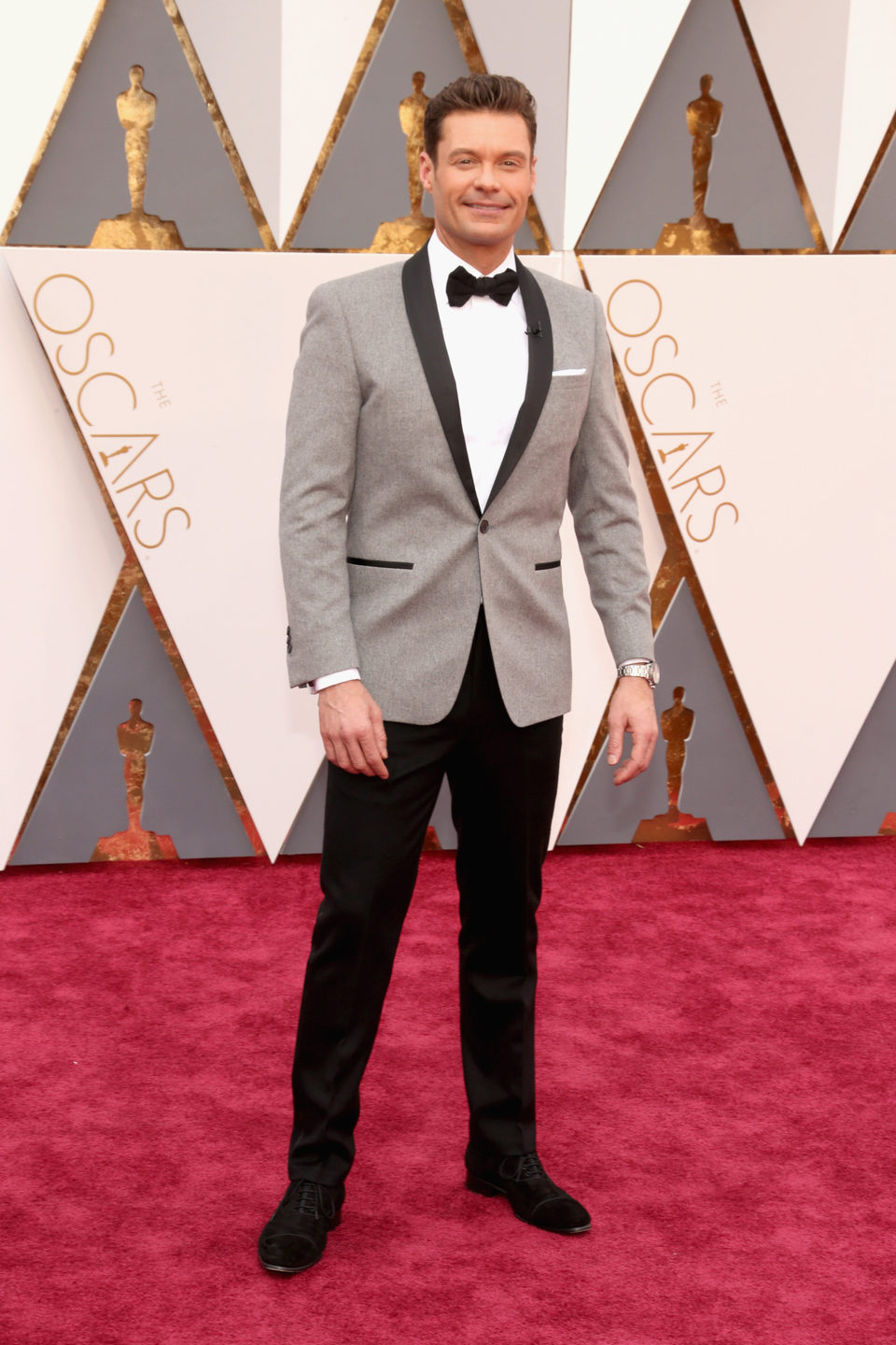 Ryan Seacrest at the Oscars 2016 red carpet