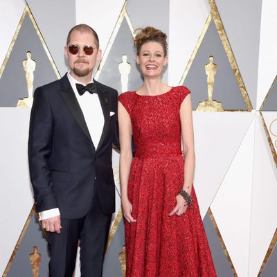 Eva von Bahr and Love Larson at the Oscars 2016 red carpet