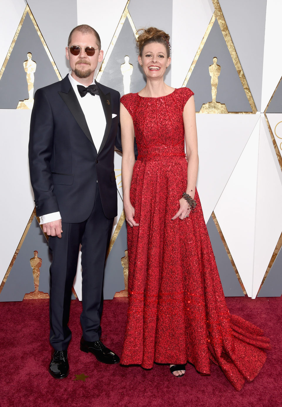 Eva von Bahr and Love Larson at the Oscars 2016 red carpet