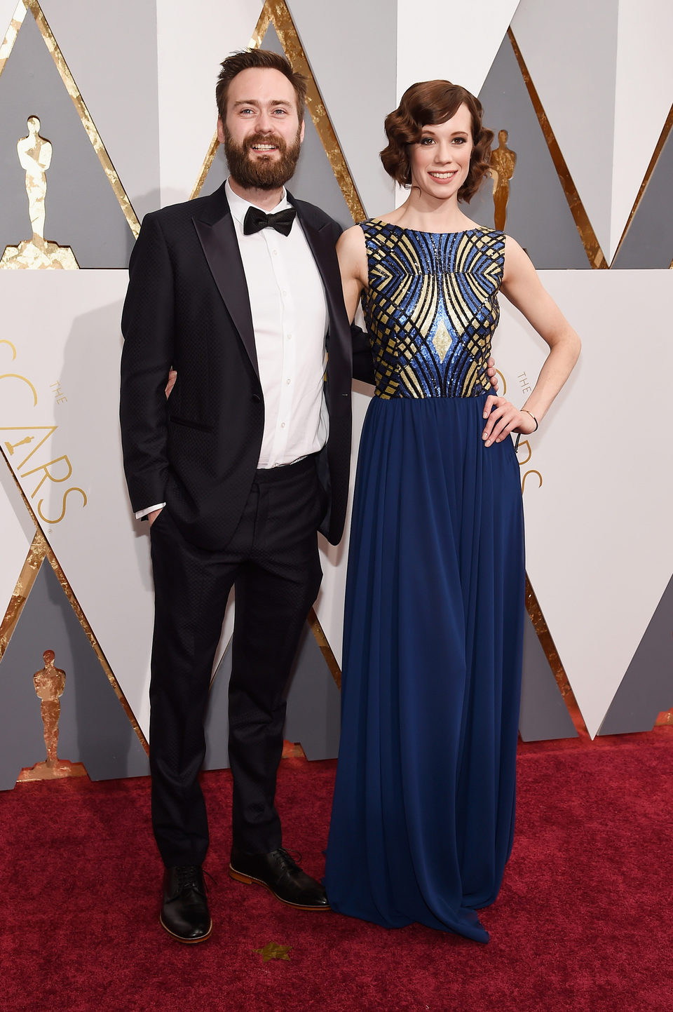 Benjamin Cleary at the Oscars 2016 red carpet