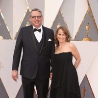 Adam McKay at the Oscars 2016 red carpet