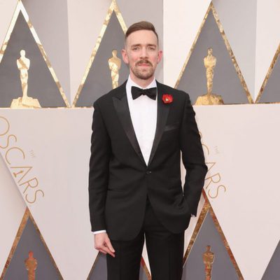 Henry Hughes at the Oscars 2016 red carpet