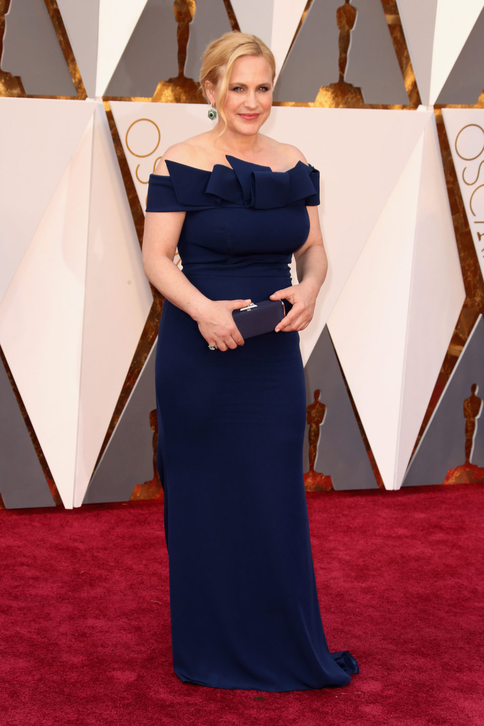 Patricia Arquette at the Oscars 2016 red carpet