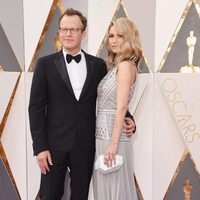 Tom and Wendy Merry McCarthy at the Oscars 2016 red carpet