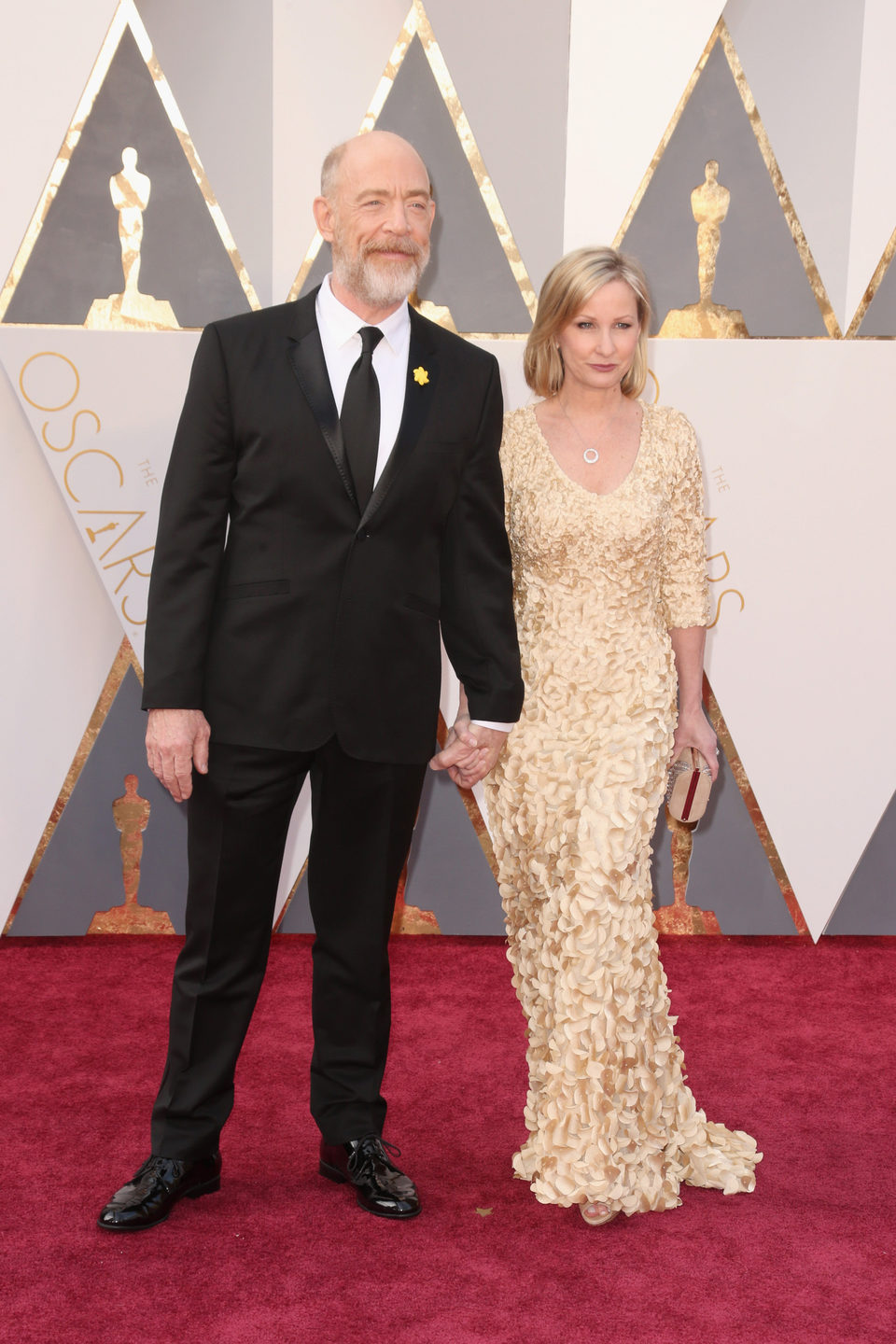 J. K. Simmons at the Oscars 2016 red carpet