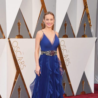 Brie Larson at the Oscars 2016 red carpet