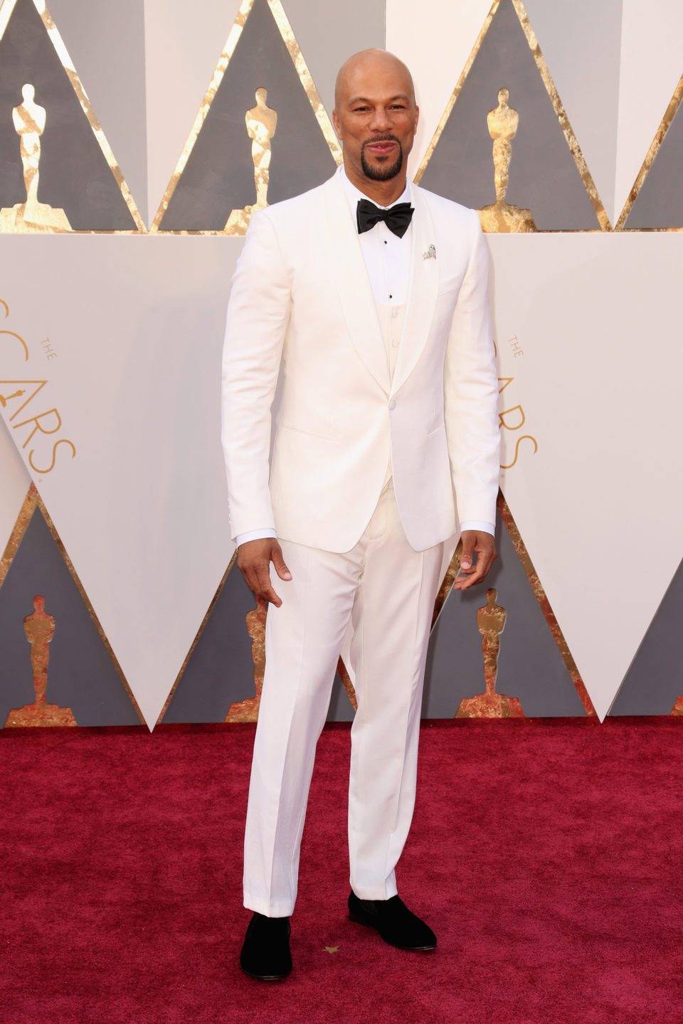 Common at the Oscars 2016 red carpet