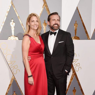 Steve and Nancy Carell at the Oscars 2016 red carpet