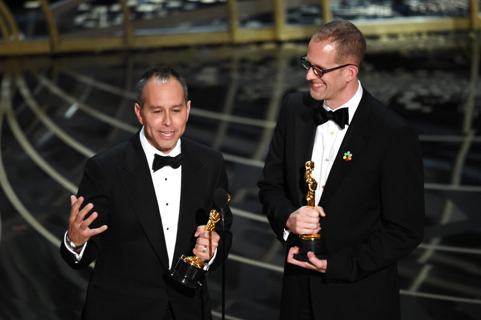 Jonas Rivera and Pete Docter- Best Animated Feature Film