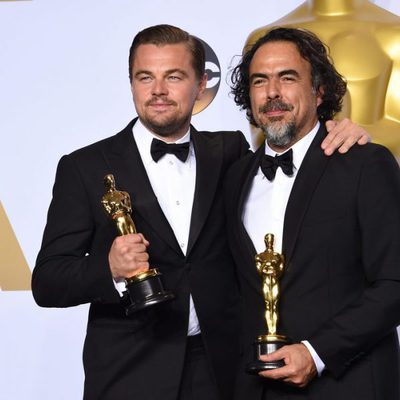 Leonardo DiCaprio and Alejandro González Iñárritu Oscars 2016