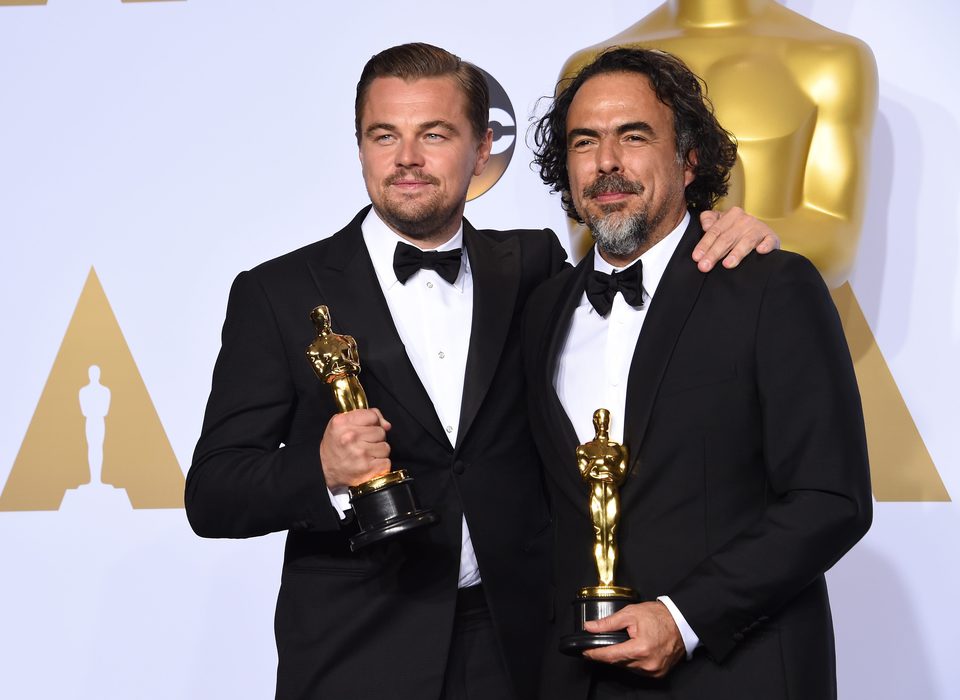 Leonardo DiCaprio and Alejandro González Iñárritu Oscars 2016