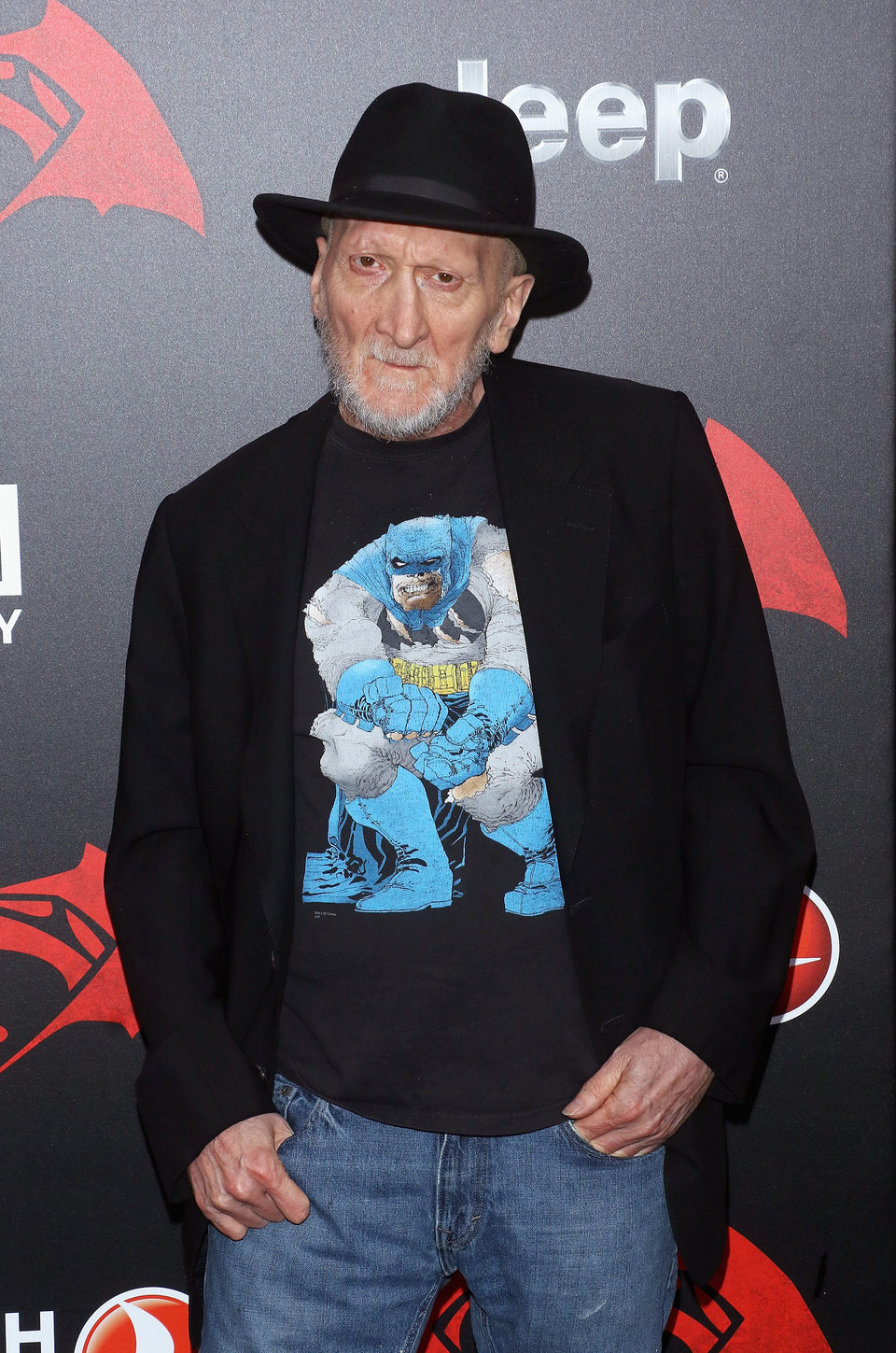 Director and writer Frank Miller at 'Batman v Superman' Premiere in New York