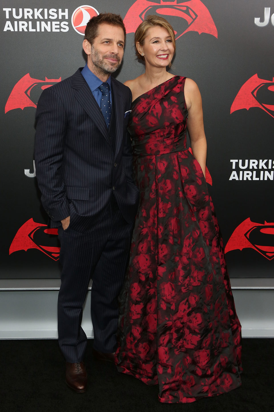 Zack Snyder and his wife at 'Batman v Superman' Premiere in New York