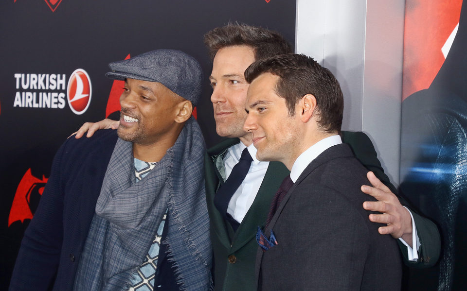 Will Smith, Ben Affleck and Henry Cavill at 'Batman v Superman' Premiere in New York