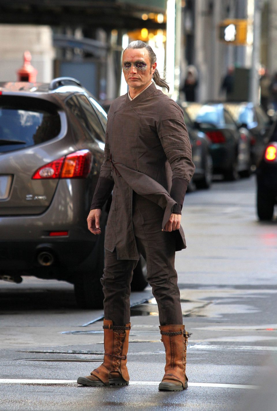 Mads Mikkelsen at the New York set of 'Doctor Strange'