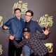 Andy Samberg, Jason Mitchell and Jorma Taccone at the 2016 MTV Movie Awards' red carpet